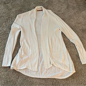 Belldini Cream Cardigan Sweater Open Front